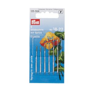 Chenille Needles With Sharp Point, No. 18-22, Assorted by Prym