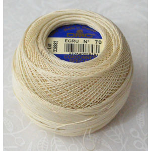 DMC Cordonnet Special Size 70 ECRU 6 Cord Crochet Cotton 20g Ball