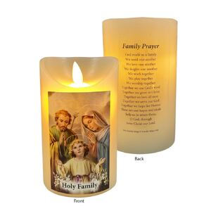 LED Wax Vanilla Scented Candle - Holy Family