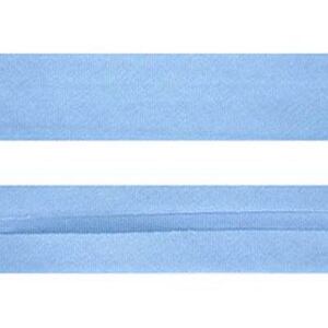 SKY BLUE Cotton Bias Binding 25mm Single Folded Per10 Metre precut