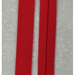 RED 12mm Cotton Bias Binding Single Folded x 10 Metres