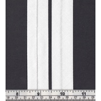 WHITE 12mm Cotton Bias Binding Single Folded x 5 Metres