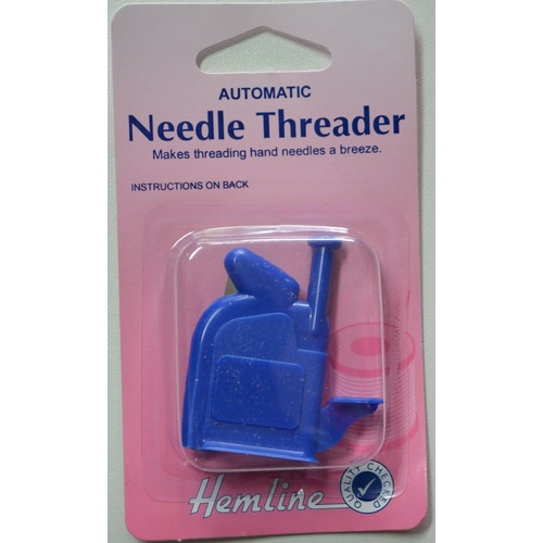 Hemline Automatic Needle Threader, Makes Threading Hand Needles A Breeze