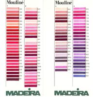 Madeira Mouline Stranded Cotton Thread Chart