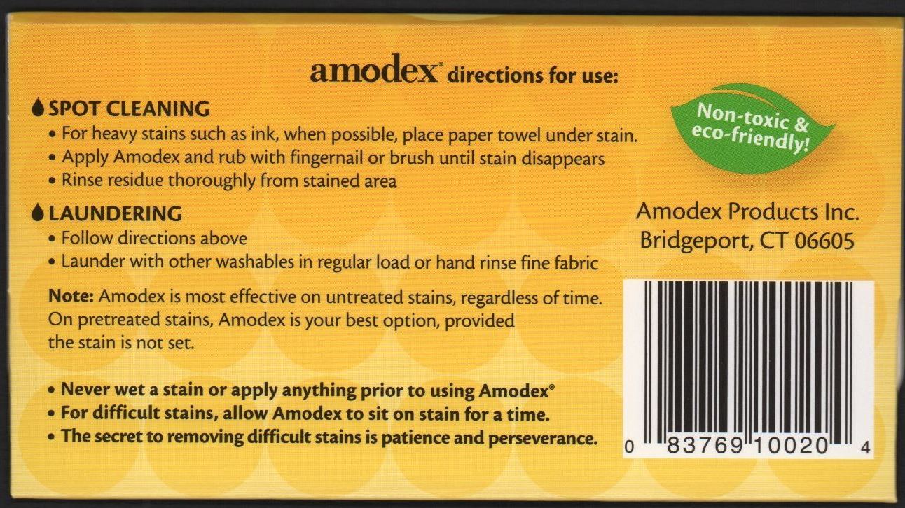 Amodex Ink & Stain Remover Single Trial Sachet Packed in Travel Packet