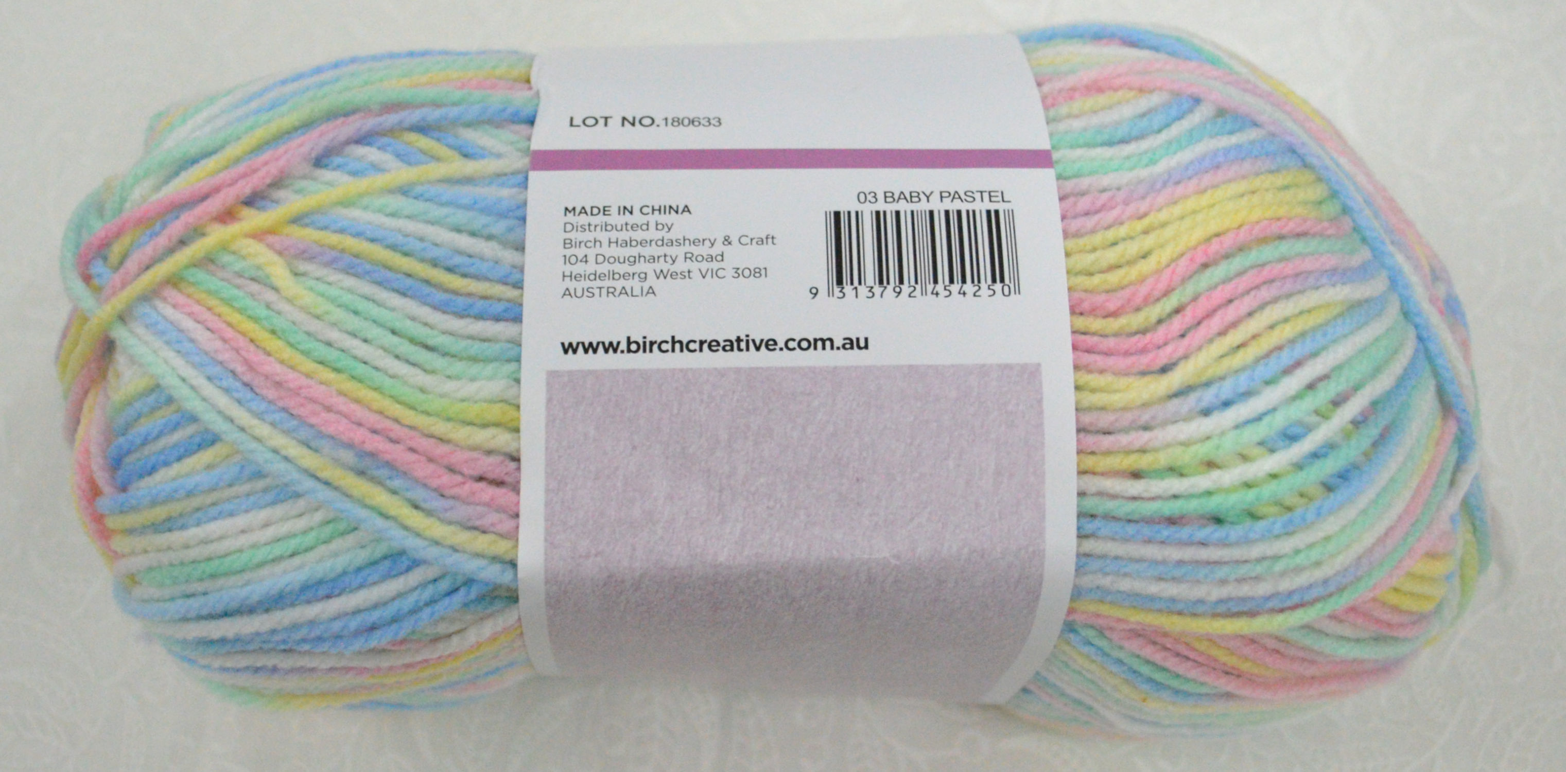 Birch Creative 100% Acrylic Knitting Yarn, 8 Ply, 100g 