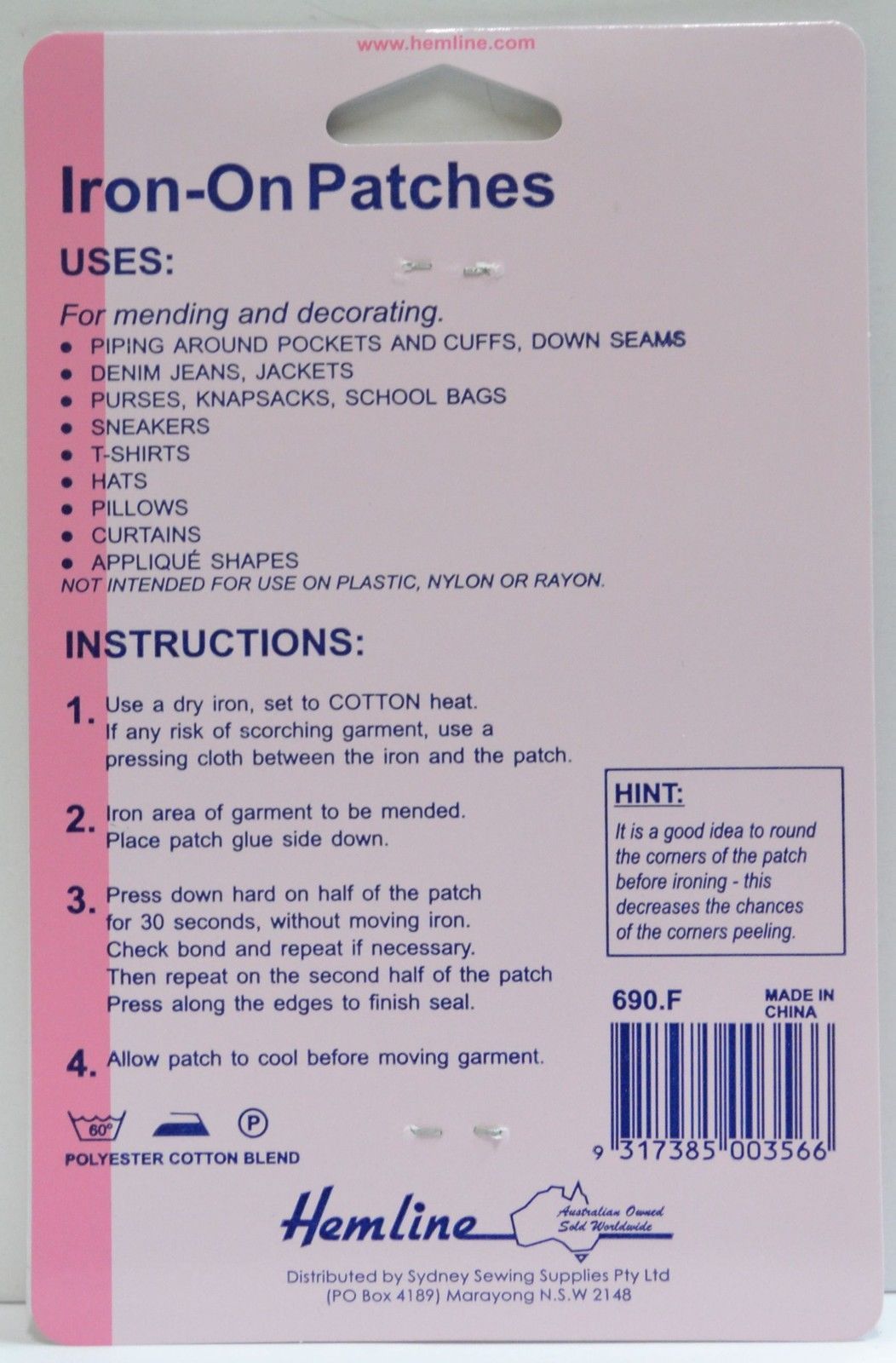 Hemline Iron-On Mending Patches Cotton Drill 2 Pieces 10cm x 15cm Strong & Easy - Foto 7 di 13