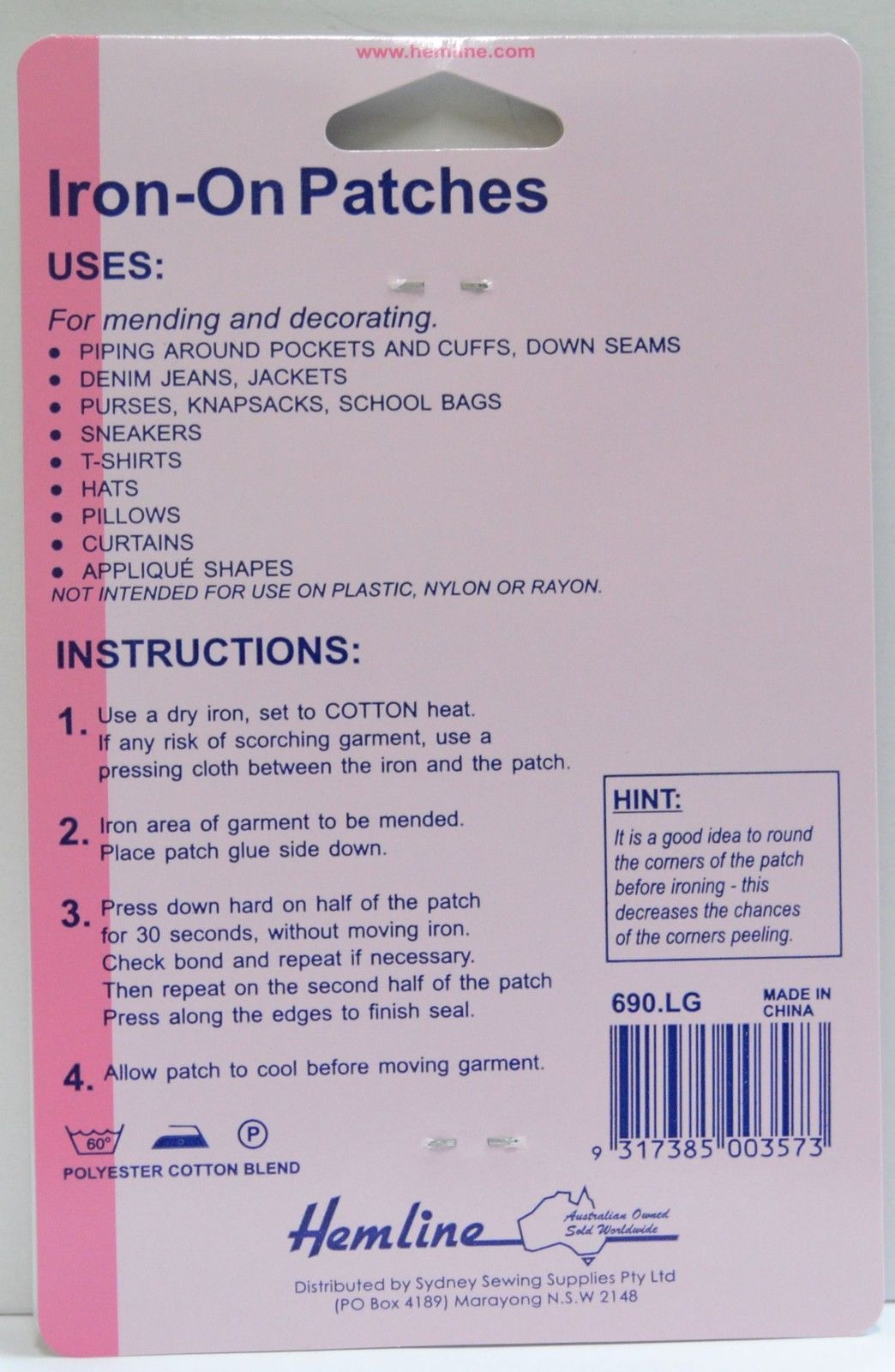 Hemline Iron-On Mending Patches Cotton Drill 2 Pieces 10cm x 15cm Strong & Easy - Foto 11 di 13