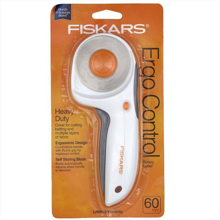 Fiskars® Ergo Control Rotary Cutter, 60mm