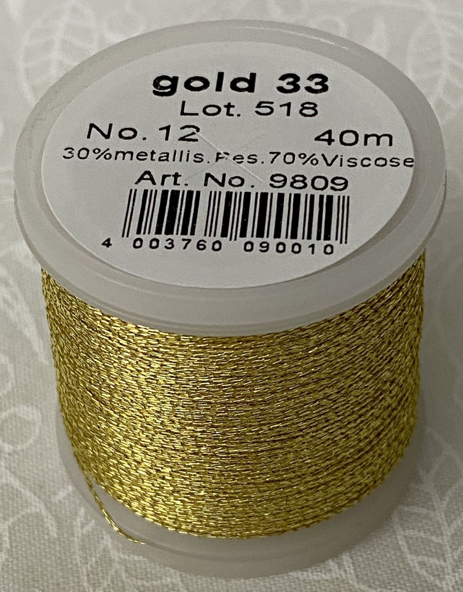 Madeira Metallic 12 Hand Embroidery Thread 40m 3ply Divisible