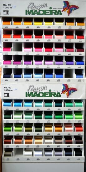 Madeira Rayon 40 Machine Embroidery Thread 1000m, Per Spool, Lower Case Colours - Imagen 82 de 82