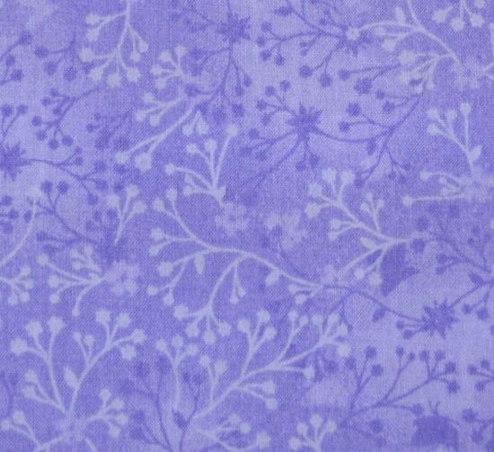 PURPLE 50cm Flutter Tone on Tone Cotton Blender Fabric