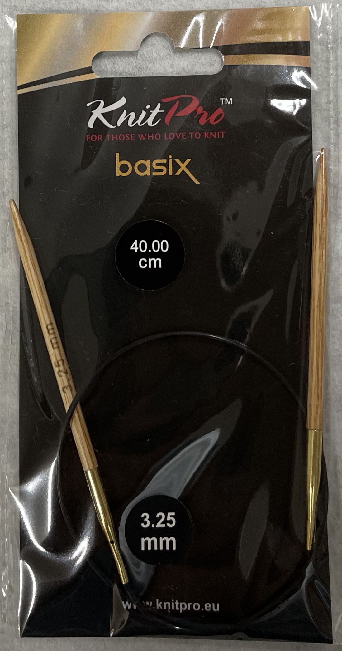 Knitpro 40cm Basix Birch Fixed Circular Knitting Needles - Picture 12 of 31
