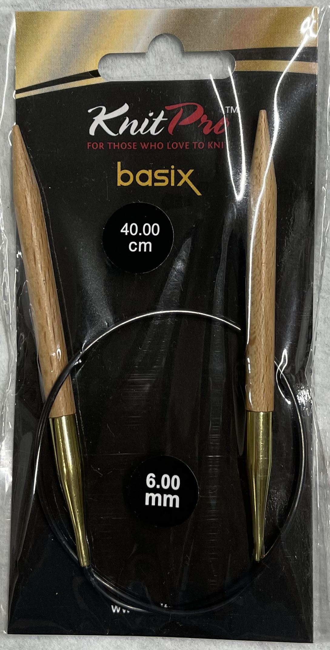 Knitpro 40cm Basix Birch Fixed Circular Knitting Needles - Picture 25 of 31