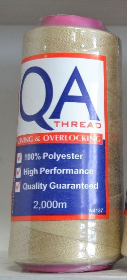 QA (Hemline) 2000m Overlocker Thread, Sewing Thread, Per Cone, Select Colour - Imagen 3 de 35