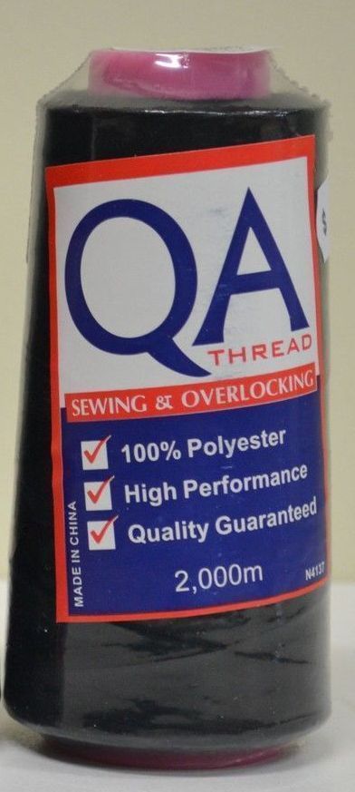 QA (Hemline) 2000m Overlocker Thread, Sewing Thread, Per Cone, Select Colour - Imagen 5 de 35