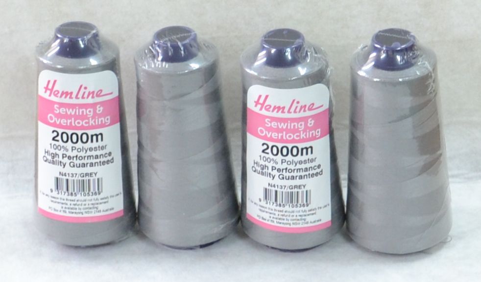 4 Spools QA (Hemline) 2000m Overlocker Sewing Thread, Choose Colour, Full Range - Picture 58 of 161