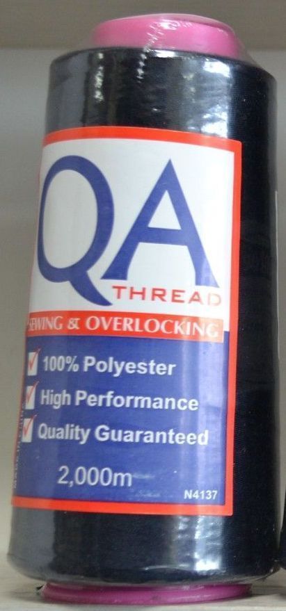 QA (Hemline) 2000m Overlocker Thread, Sewing Thread, Per Cone, Select Colour - Imagen 22 de 35