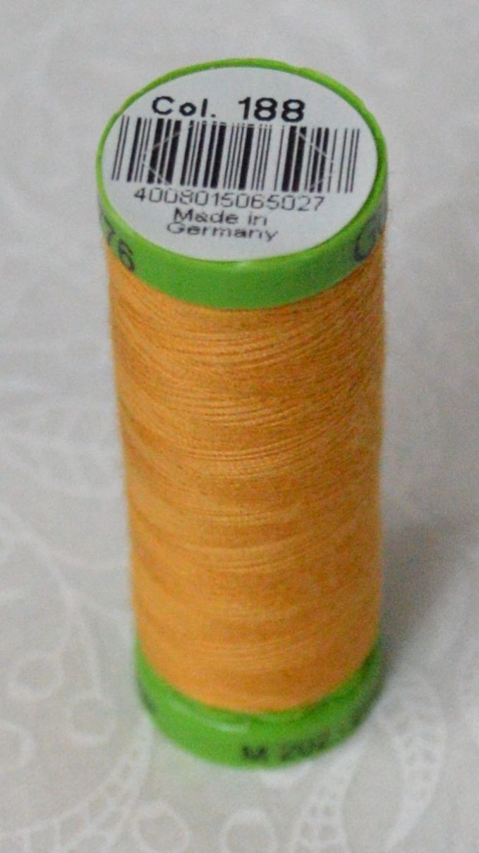 Gutermann Extra Fine Thread # 188 ORANGE, 200m Spool 100% Polyester | eBay