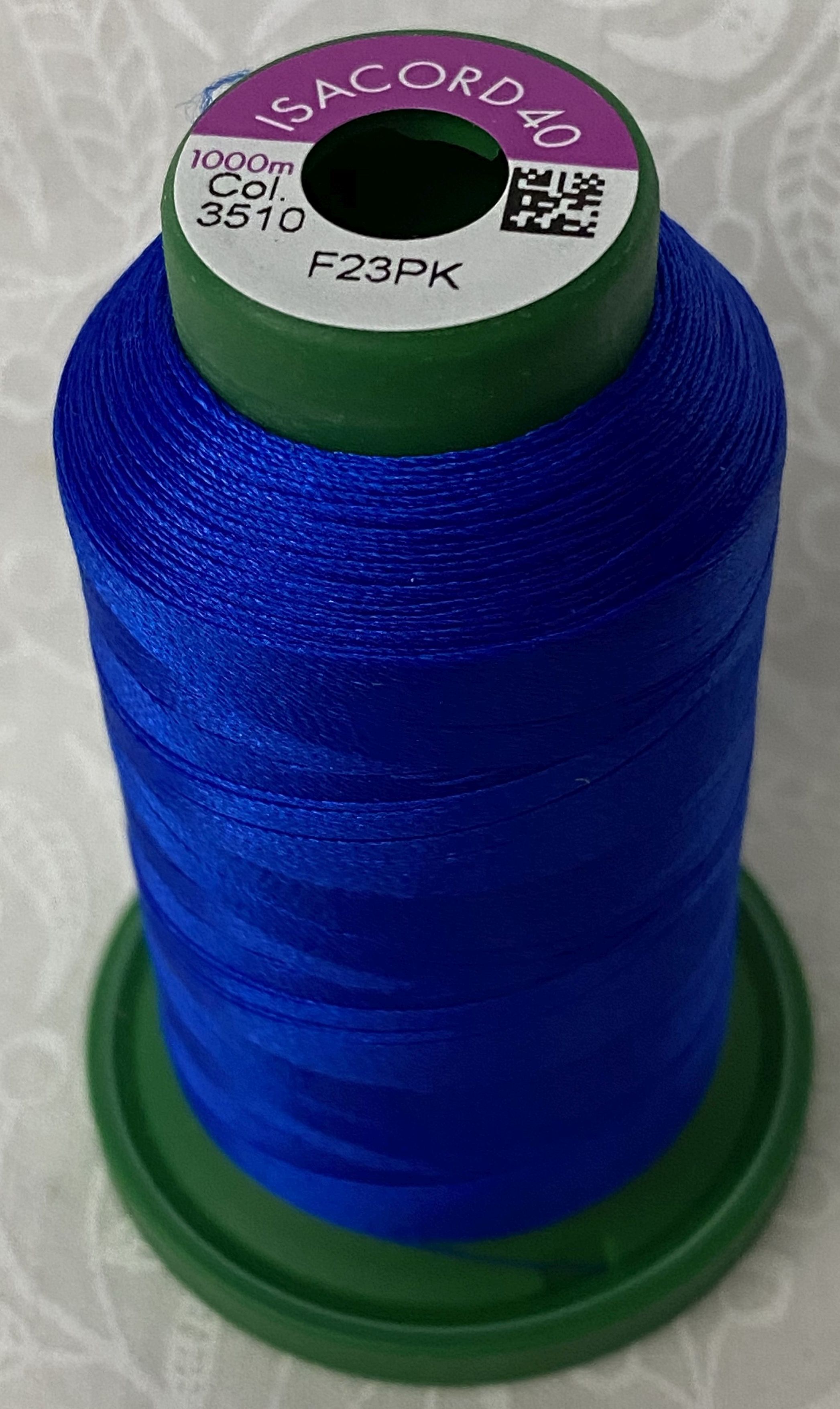 Isacord #60 Polyester Embroidery Thread, #1303/3544, Royal Blue