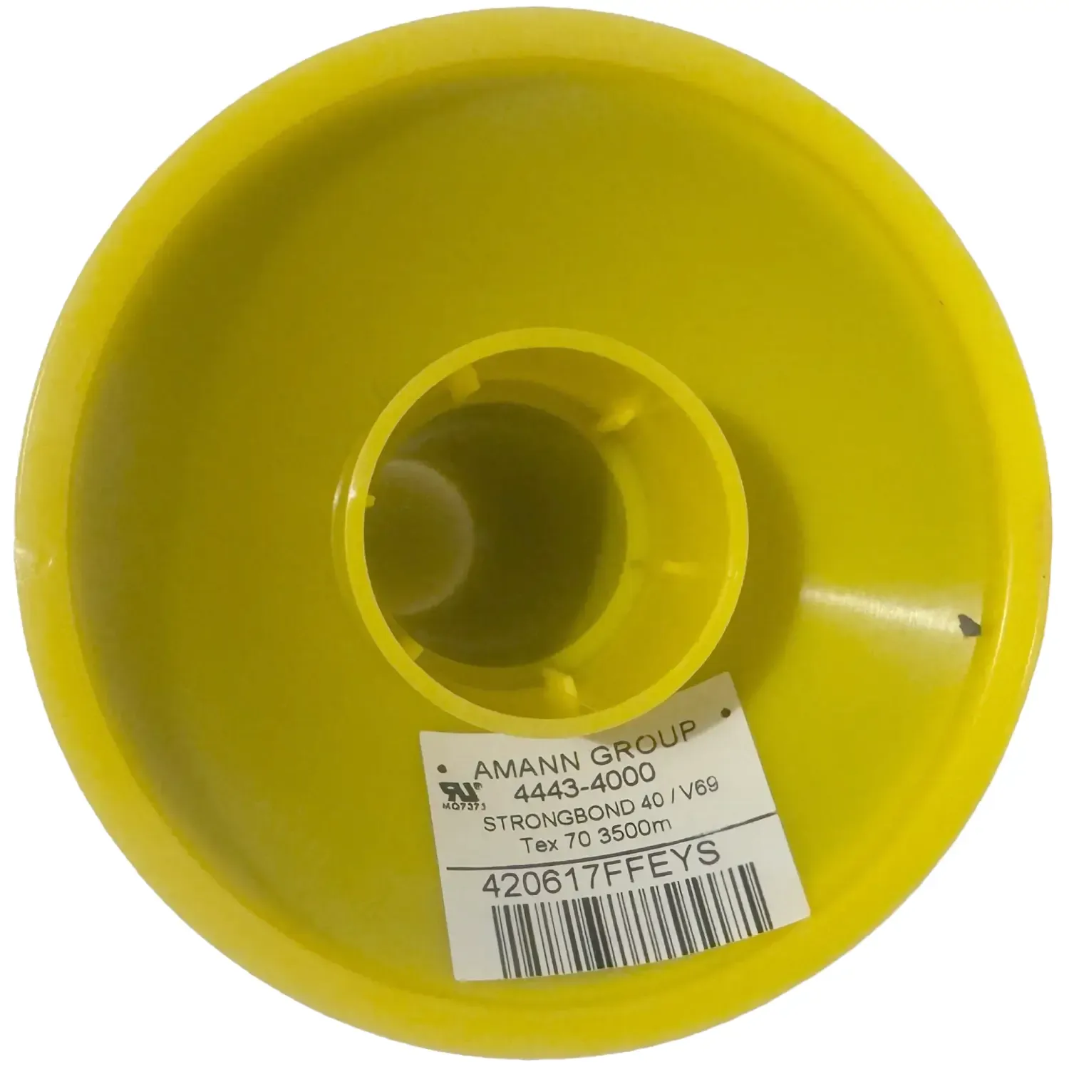 Amann Strongbond 40, #4000 Black, Bonded Nylon Thread, 3500m Cone