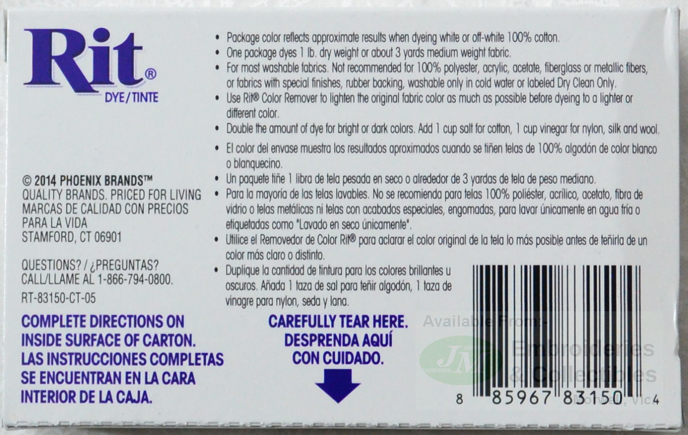 RIT Powder Fabric Dye 31.9g Packet, Versatile Dye, Select Colour Tracked Post - Picture 3 of 26