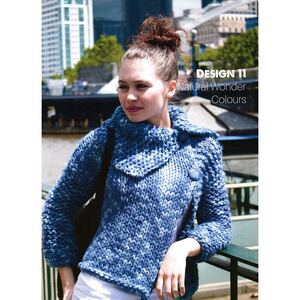 Crucci Knitting Pattern BOOK 1704, 11 New Designs, Jumpers, Shawls, Jackets etc.