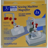 Birch Sewing Machine 2X Magnifier, Fits Narrow Bodied Machines - MAX 130mm