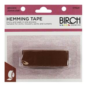 Birch FAWN Iron On Bias Hemming Tape 20mm x 5m