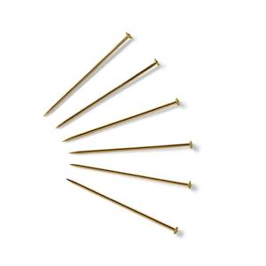 Prym Brass Pins, 0.65 x 26mm, Gold-Coloured, 15G Pack