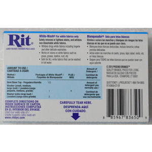 RIT Powder White Wash Laundry Treatment 53.2g (1 7/8oz)