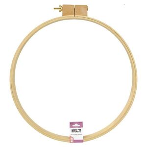 Birch 35cm (14") Quilting Hoop, Natural Beech Wood, 020324, Embroidery, Beading Etc