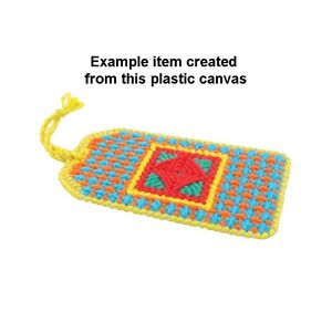 Birch Plastic Canvas Create Your Own Travel Tag, Bookmark 6.3 x 11.3cm Pack of 5