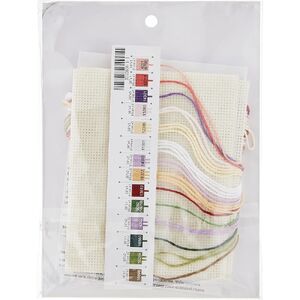 UNITED HEARTS Counted Cross Stitch Kit 5" x 7" (12.7cm x 17.7cm)