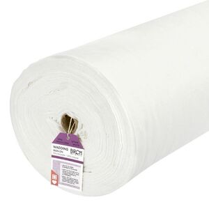 Birch Wadding Iron On 100cm Wide, WHITE, Soft Texture 60cm REMNANT