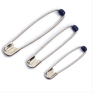 Prym Safety Pins With Ball, No. 1, 34mm, Silver-Coloured
