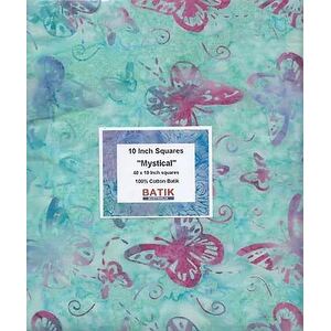 Batik Australia MYSTICAL, 40 x 10 Inch Fabric Squares - LIMITED STOCK