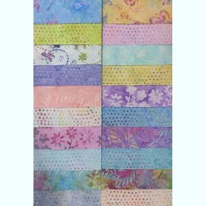 Batik Australia "WHIMSICAL", 40 x 10 Inch Fabric Squares - LIMITED STOCK