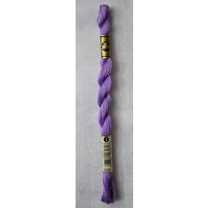 DMC Perle (Pearl) 3 Cotton, #209, DARK LAVENDER, (5g) 15m Skein