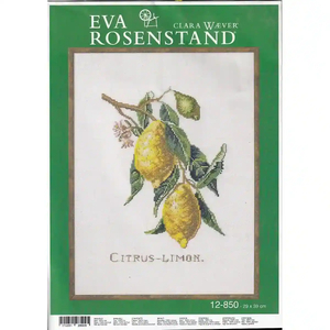 CITRUS-LIMON Linen Embroidery Kit, Eva Rosenstand, Clara Waever, 29cm x 39cm
