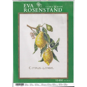 CITRUS-LIMON Linen Embroidery Kit, Eva Rosenstand, Clara Waever, 29cm x 39cm