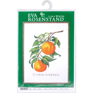 CITRUS-SINENSIS Linen Embroidery Kit, Eva Rosenstand, Clara Waever, 29cm x 39cm