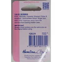 Hemline Bobbins Standard Metal Type 120.01, See Pack Back For Details, pack of 3