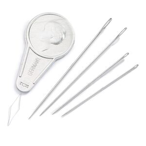 Prym Sewing And Darning Needles Assortment And Threader, 19 Needles