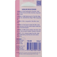 Sewing Machine & Appliance Bulb, 22x56mm, SBC Bayonet Medium, 15W, 240V, Type B