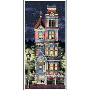 VICTORIAN CHARM Counted Cross Stitch Kit 8" x 17" (20.3cm x 43.1cm)