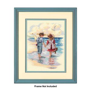 HOLDING HANDS Counted Cross Stitch Kit 23 x 30cm #13721 By Dimensions