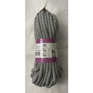 Birch Macrame Cording 6mm GREY 268G, 15.24m Skein