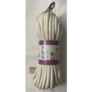 Birch Macrame Cording 6mm NATURAL 268G, 15.24m Skein