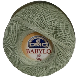 DMC Babylo Size 30, 369 VERY LIGHT PISTACHIO Crochet Cotton, 50g Ball